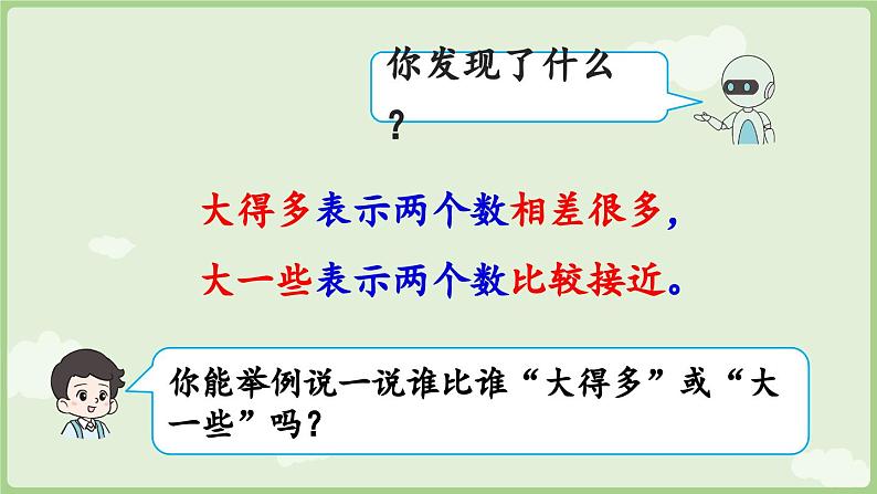 2025年春人教版一年级数学下册 3.6  用语言描述两个数的大小关系（课件）第8页