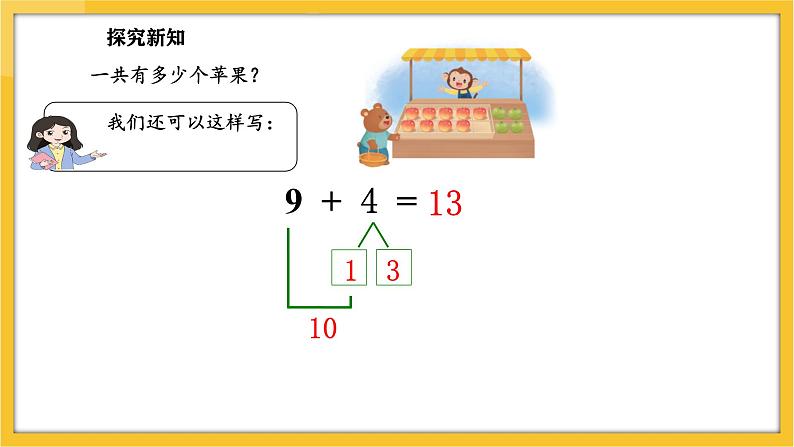 苏教版（2024）数学一年级下册--1.1  9加几 (课件）第8页