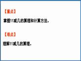 西師大版（2024）一年級下冊數(shù)學(xué)下冊--1.1 11減幾 （課件）