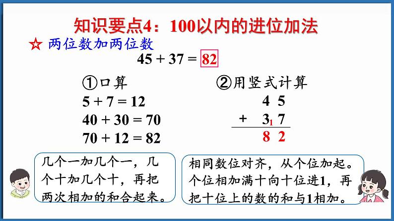 西师大版（2024）一年级下册数学下册--7.2 100以内数的加、减法（课件）第8页