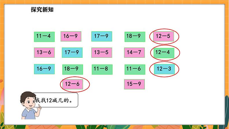 3.8 做个减法表（课件）-2024-2025学年一年级下册数学北师大版第6页