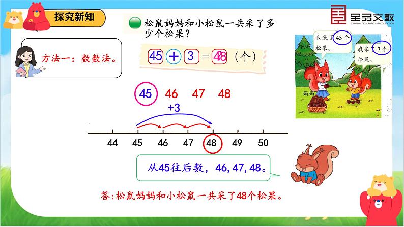 5.2 采松果（课件）-2024-2025学年一年级下册数学北师大版第5页