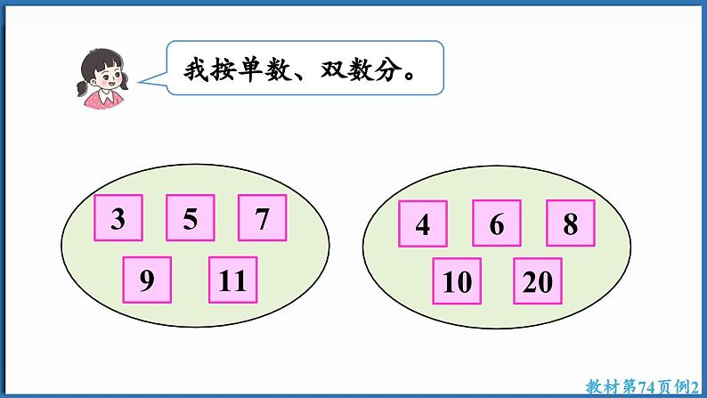 西师大版（2024）一年级下册数学下册--5.2 数的分类（课件）第8页