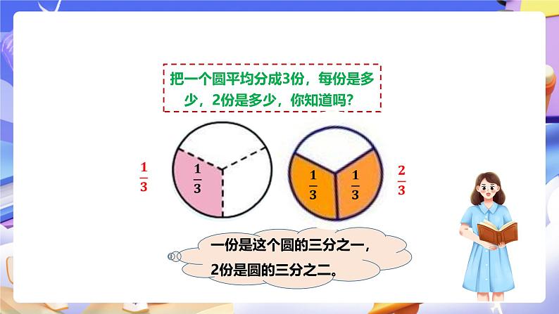 冀教版数学三年级下册三下8.2《认识几分之几》（课件）第4页