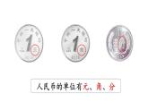 小学数学新人教版一年级下册 欢乐购物街第1课时 认识人民币教学课件2025春