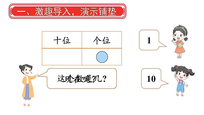 小学数学新人教版一年级下册第三单元摆一摆，想一想教学课件2025春第2页