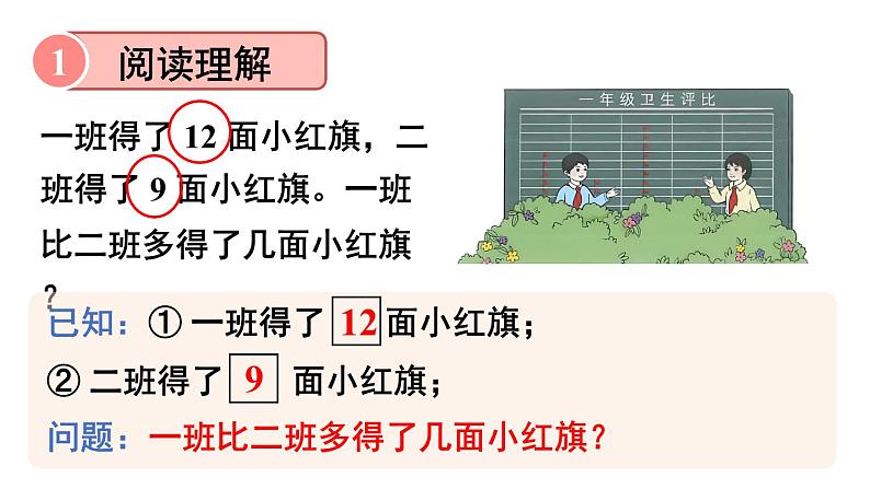 小学数学新人教版一年级下册第六单元第一课时 解决问题(1)教学课件2025春第5页