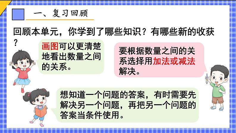 六 数量间的加减关系 整理和复习课件2024-2025人教版一年级数学下册第2页