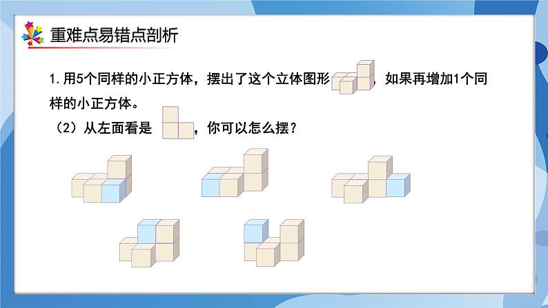 人教版小学数学五年级下册第一单元《观察物体（三）》单元复习课件第5页