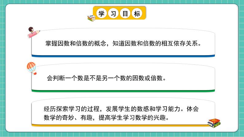 人教版小学数学五年级下册第二单元第一课时《因数和倍数》课件第2页