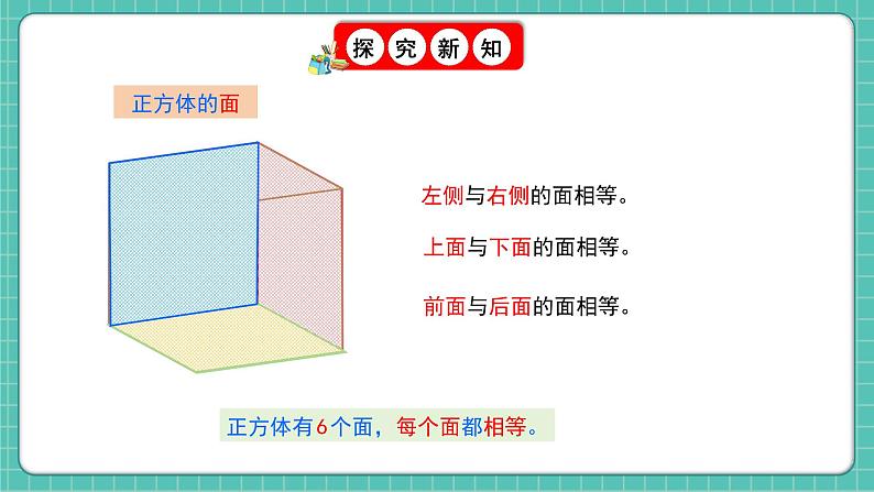 人教版小学数学五年级下册第三单元第二课时《正方体的认识》课件第7页