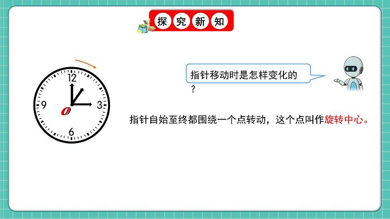 人教版小学数学五年级下册第五单元第一课时《旋转和旋转的特征》课件第7页