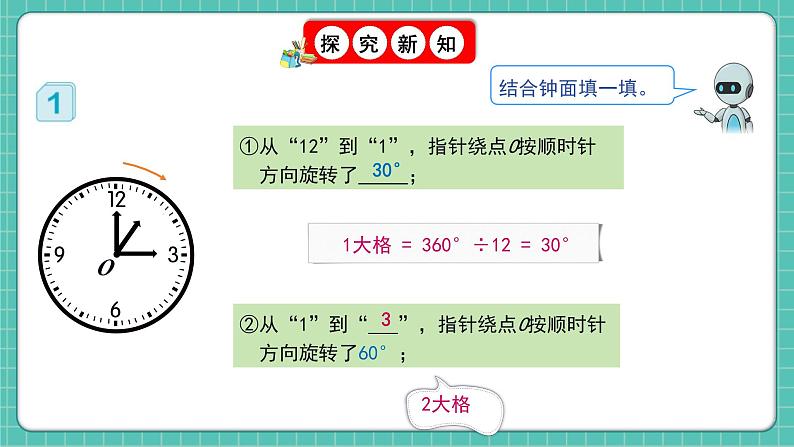 人教版小学数学五年级下册第五单元第一课时《旋转和旋转的特征》课件第8页