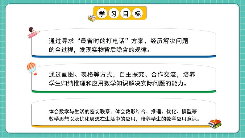 人教版小学数学五年级下册第六单元第六课时《怎样通知最快》课件第2页