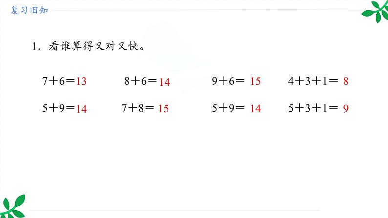 人教版（2024）一年级数学下册课件 5.1 第2课时 两位数加两位数的笔算（进位）第3页