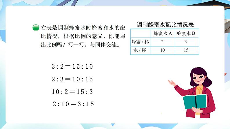 北师大版老奶奶就数学下册第二单元第一课时比例的认识课件第5页