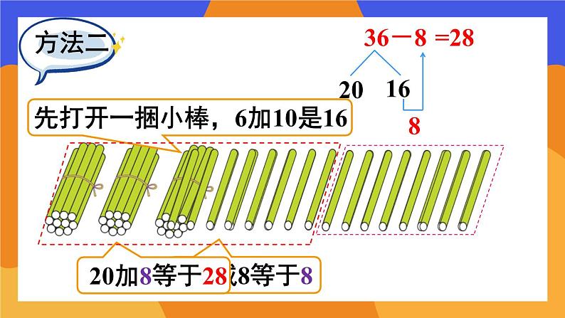 2024-2025人教版一年级数学下册四 100以内的口算加、减法2.口算减法 第2课时课件第5页