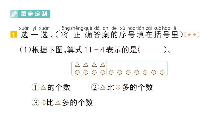 小学数学新人教版一年级下册期末解决问题专项作业课件2025春季学期第2页