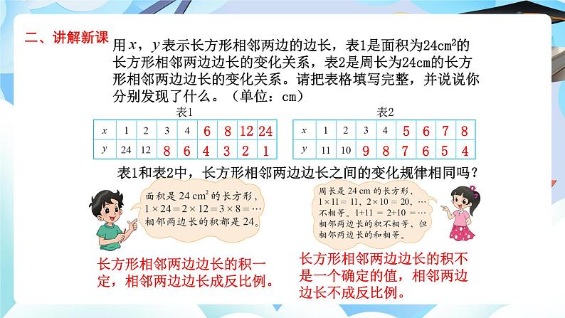 北师大版六年级数学 下册第四单元第四课时反比例课件第6页