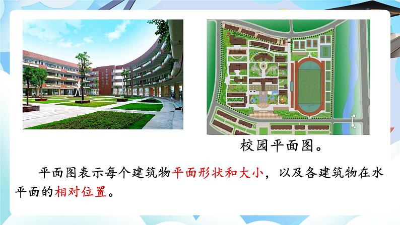 北师大版六年级数学 下册数学好玩第一课时   绘制校园平面图课件第4页