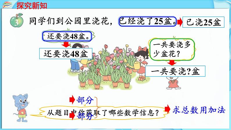 4.1 两位数加两位数 第3课时  两位数加两位数（估计和的十位上是几）（课件）-2024-2025学年一年级冀教版（2024）数学下册第5页