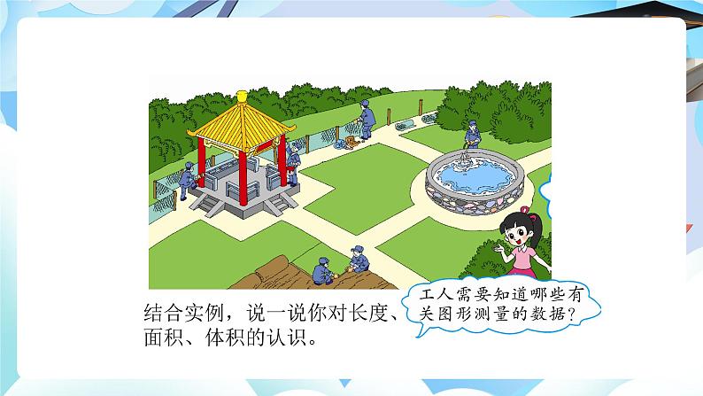 北师大版小学六年级数学下册总复习几何与图形二、图形与测量第一课时图形与测量第3页