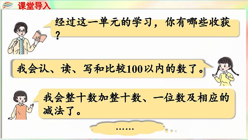 第2单元  丰收了——100以内数的认识 回顾整理（课件）-2024-2025学年青岛版（2024）一年级数学下册第2页