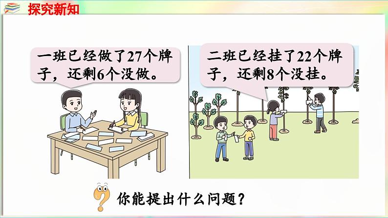 第4单元  护绿行动——100以内的加减法（一）信息窗2 两位数加一位数（进位）的口算（课件）-2024-2025学年青岛版（2024）一年级数学下册第4页