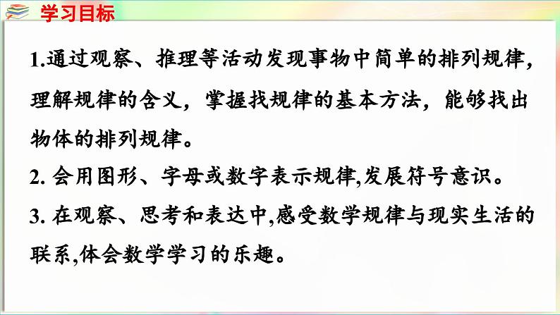 智慧广场 找规律（课件）-2024-2025学年青岛版（2024）一年级数学下册第2页