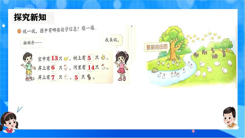 北师大版一年级下册数学第三单元6《美丽的田园》课件pptx第6页