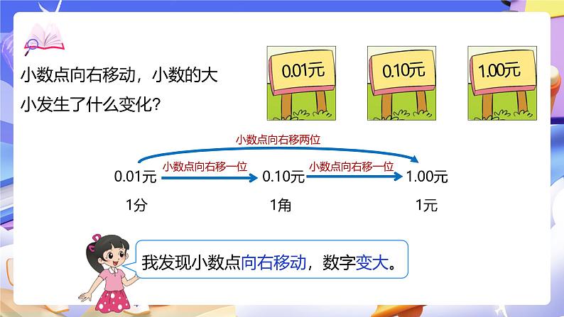 北师大版数学四年级下册 3.2《小数点搬家》课件第8页