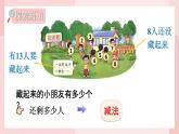 北師大版（2024）數(shù)學(xué)一年級下冊 第3單元 第2課時 捉迷藏  PPT課件
