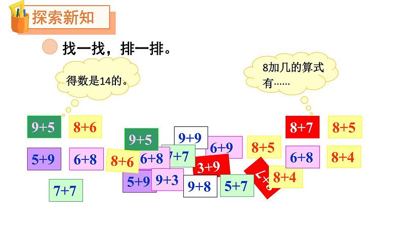 小学数学新北师大版一年级下册第一单元第七课时 做个加法表教学课件2025春第3页