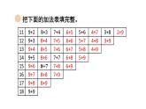 小學(xué)數(shù)學(xué)新北師大版一年級下冊第一單元第七課時 做個加法表教學(xué)課件2025春