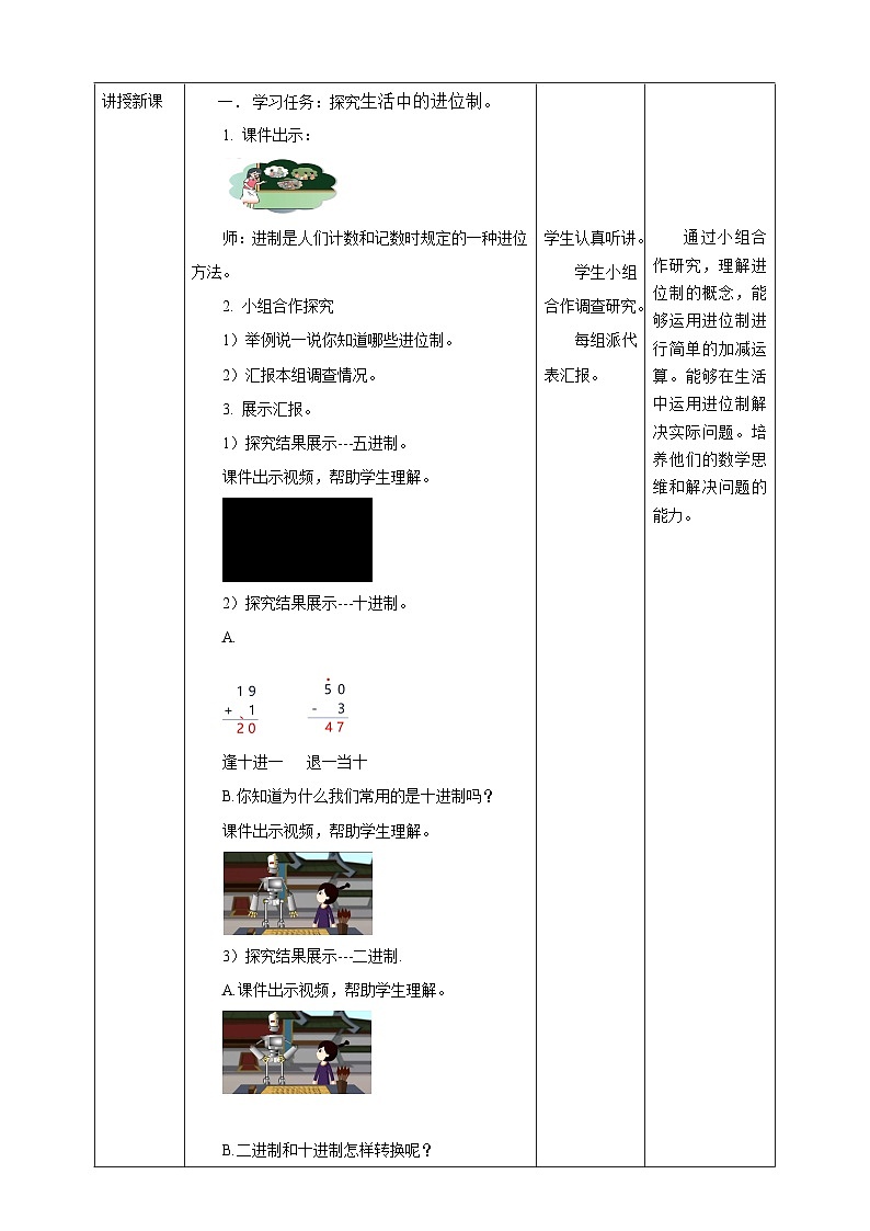 1.8 生活中的进位制--教学设计第2页