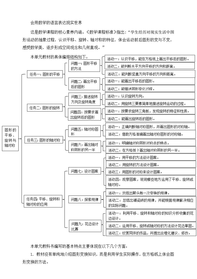 《图形的平移、旋转与轴对称》单元整体设计第3页
