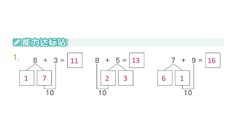 小学数学新北师大版一年级下册第一单元第六课时小兔子安家作业课件2025春第2页