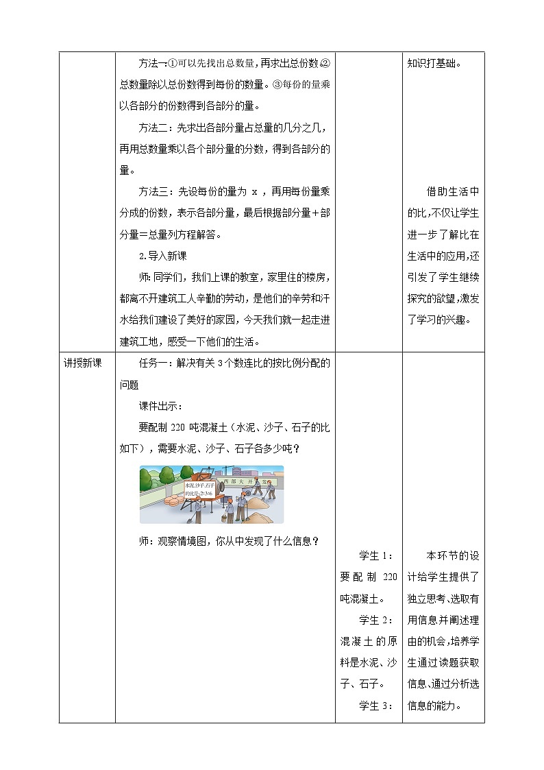 《4.4 较复杂的按比例分配问题》教学设计第2页