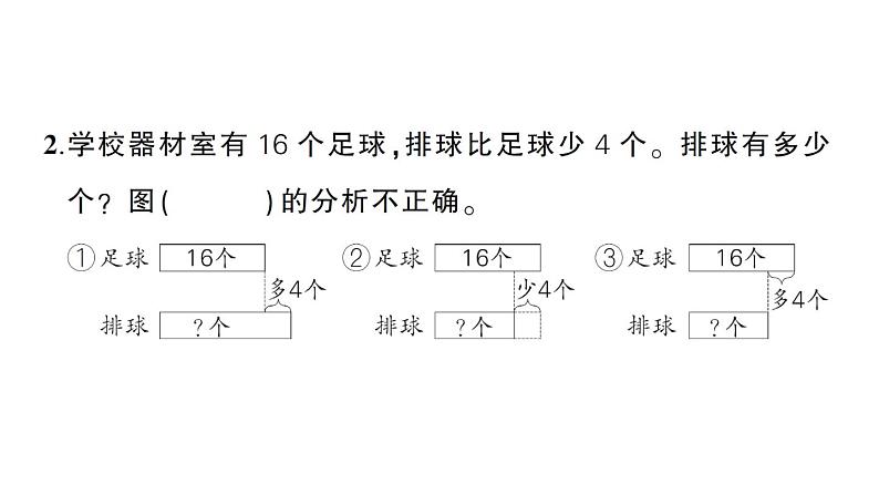 小学数学新苏教版一年级下册第六单元综合训练作业课件2025春第7页