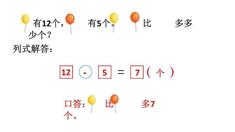 小学数学新苏教版一年级下册六第1课时 解决问题（1）教学课件2025春第6页