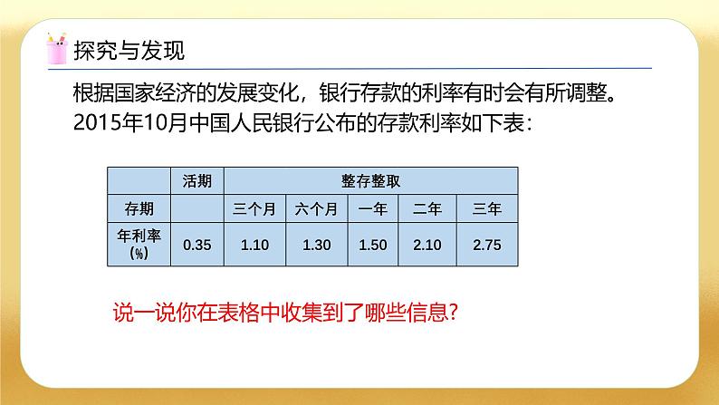 【备课无忧】人教版六年级下册-2.4 利率（教学课件）.pptx第8页