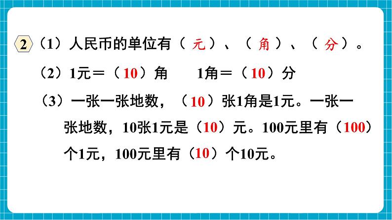 【新教材】西师大版一年级下册数学7.5 认识人民币（课件）第4页