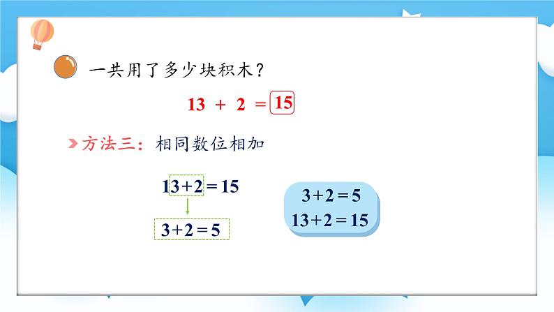 【核心素养】2025春新北师大版小学数学一年级下册 第一单元《1.3搭积木》课件第6页