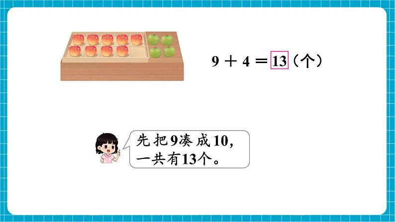 【新教材】苏教版数学一年级下册1.1 9加几（教学课件）第6页