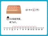 【新教材】蘇教版數(shù)學(xué)一年級(jí)下冊(cè)1.2 十幾減9（教學(xué)課件）