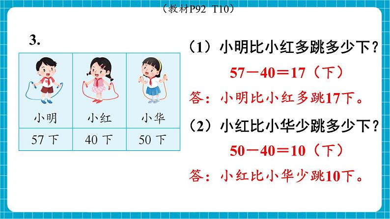 【新教材】苏教版数学一年级下册8.2 数量关系教学课件第8页