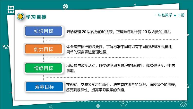 【新教材】一年级下册数学1.7做个加法表PPT教学课件北师大版第4页