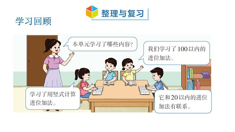 小学数学新西师版一年级下册第六单元整理与复习教学课件2025春第2页