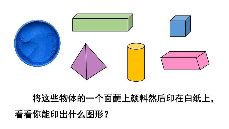 小学数学新西师版一年级下册第二单元第一课时 认识平面图形教学课件2025春第2页