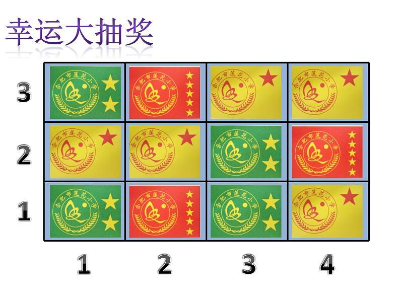 苏教版四年级数学下册第八单元第2课《用数对确定位置》课件第7页